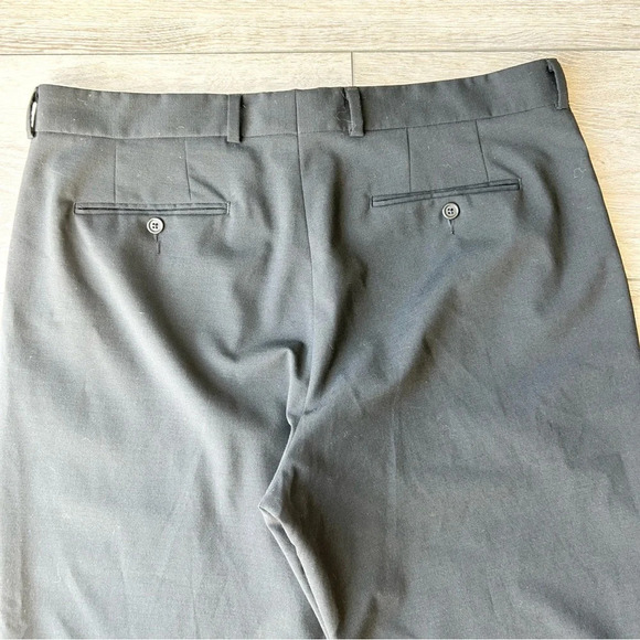 Club Monaco Wool Blend Straight Leg Trouser Smart Pants Made in Canada - Picture 13 of 13